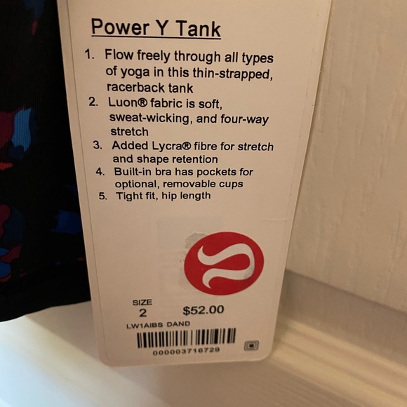 Lululemon tank top 2 - Picture 3 of 3